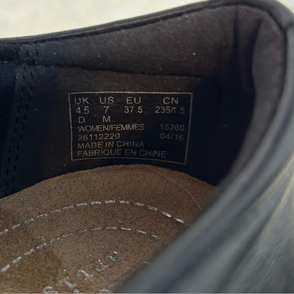 Clarks Womens Artisan Rosalyn Nicole Pump Loafer Block Heels Sz 7 M - Picture 9 of 11